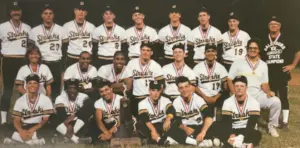 1988 Galesburg High School Silver Streaks baseball state championship team