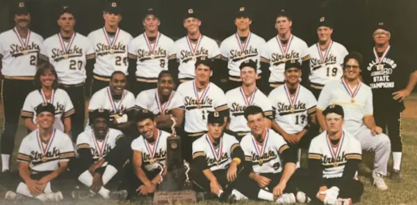 1988 Galesburg High School Silver Streaks baseball state championship team