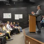 gale-scholars-class-of-2030-037: A scene from the Gale Scholars Class of 2030 induction ceremony, Tuesday, May 5, 2026, at Galesburg High School. (Photo courtesy Knox College)
