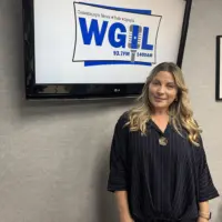 West End star Louise Dearman at WGIL studios in Galesburg, Illinois, May 15, 2026