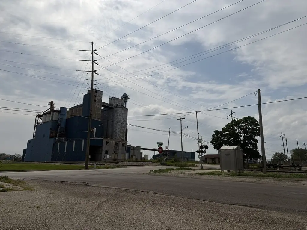 Former Archer Daniels Midland plant on South Henderson Street in Galesburg, Illinois, May 2026