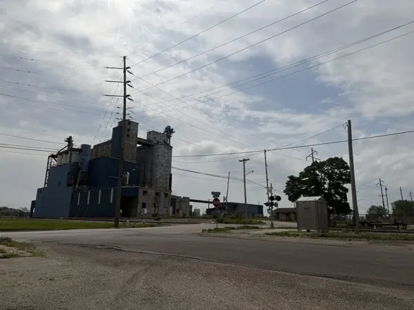 Former Archer Daniels Midland plant on South Henderson Street in Galesburg, Illinois, May 2026