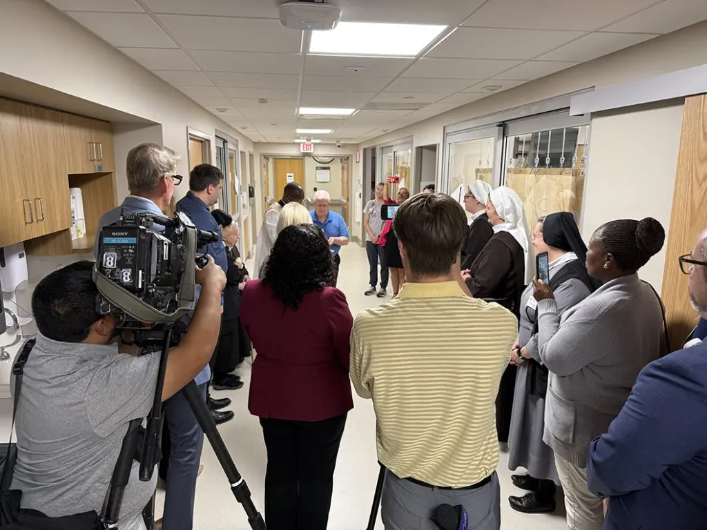 OSF St. Mary Medical Center emergency department expansion ribbon cutting and blessing ceremony, Galesburg, Illinois, May 19, 2026