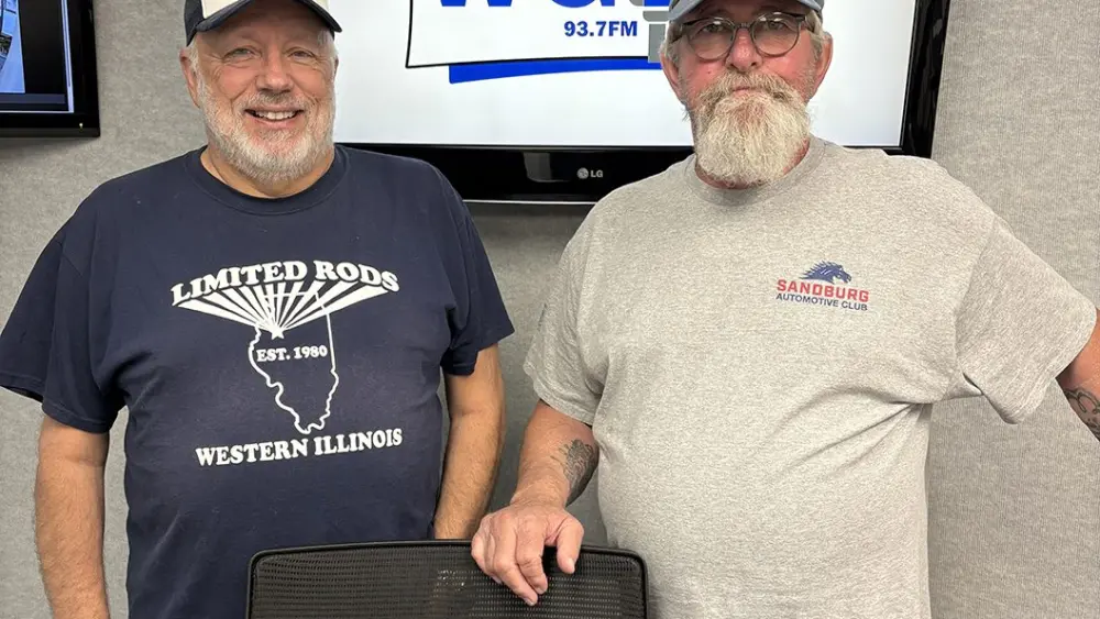 Donnie Rosenberry and Greg Chops Bacon, New Limited Rods of Western Illinois, at WGIL, June 2026