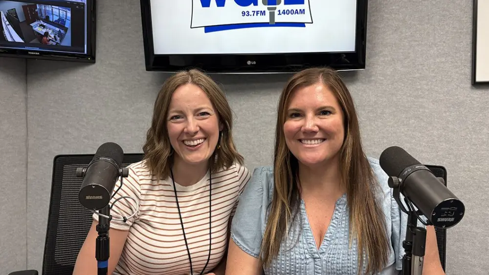 Lauren Deppee and Sarah Meyers of Way to Grow Pediatric Therapy at WGIL, June 2026