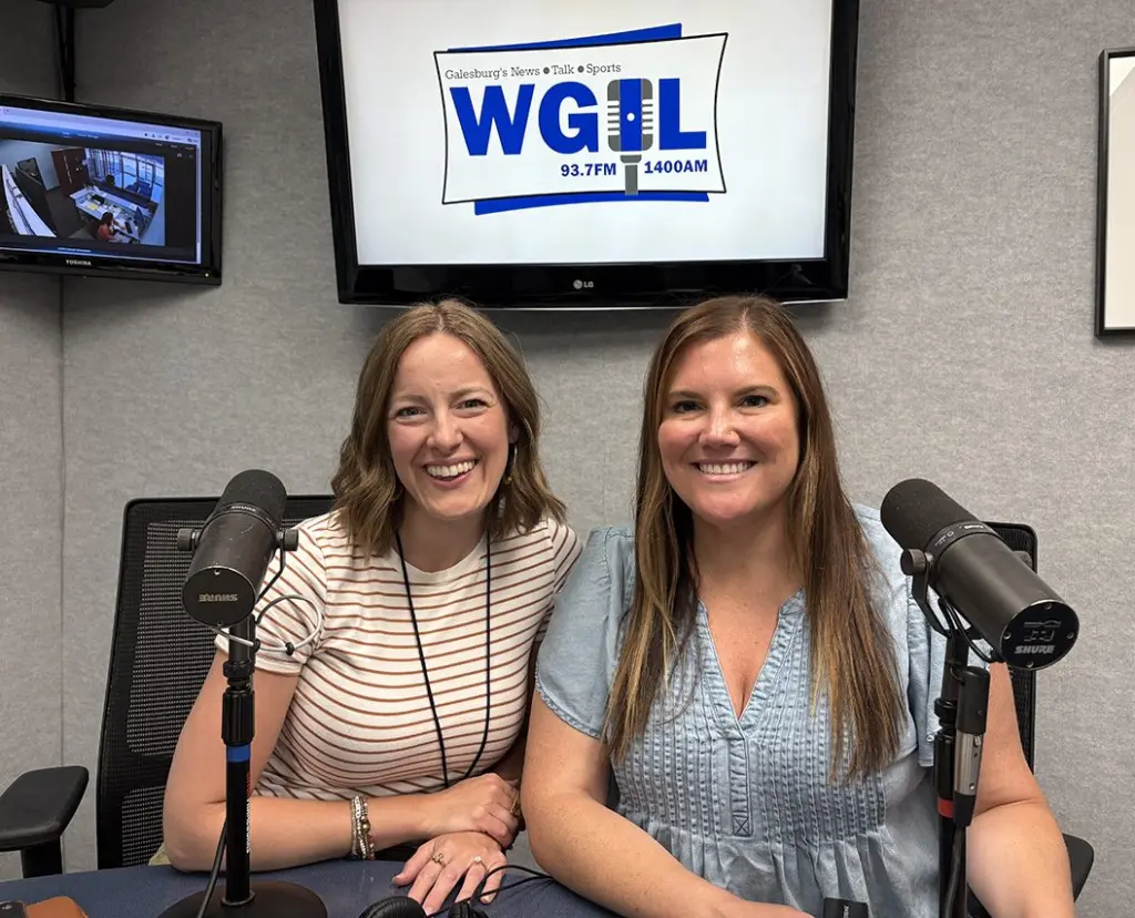 Lauren Deppee and Sarah Meyers of Way to Grow Pediatric Therapy at WGIL, June 2026