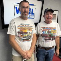 Kenny Tatman & Mike McCormick — previewing Monmouth's Cruise-In episode artwork