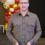 joe-mangieri-chamber-advocate-2026: Joe Mangieri holds his 2026 Chamber Advocate of the Year award at the Galesburg Area Chamber of Commerce's Evening of Excellence. (Photo provided)