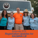 Episode 373: Registration Updates for RAGBRAI LIII episode artwork