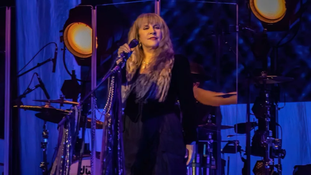 Stevie Nicks and her band play Bonnaroo music festival. Manchester^ Tennessee USA - 06-19-2022