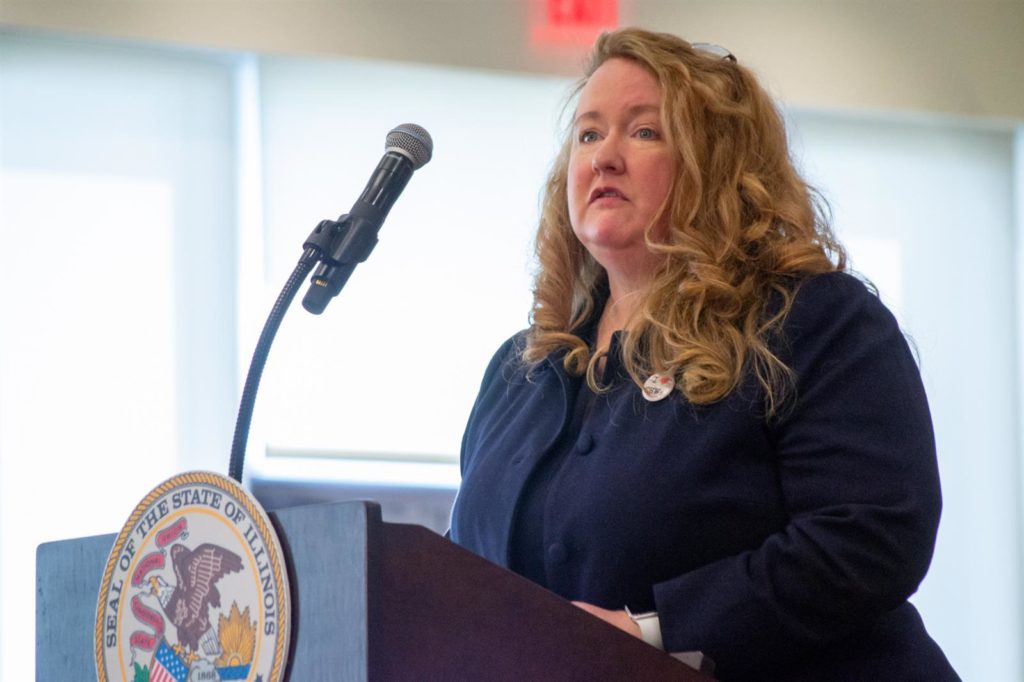 Illinois Department of Healthcare and Family Services Director Theresa Eagleson is pictured in a Capitol News Illinois file photo. 