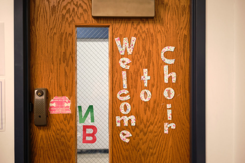 New Berlin High School Choir Room, New Berlin, Illinois (Credit: Trent R Nelson)