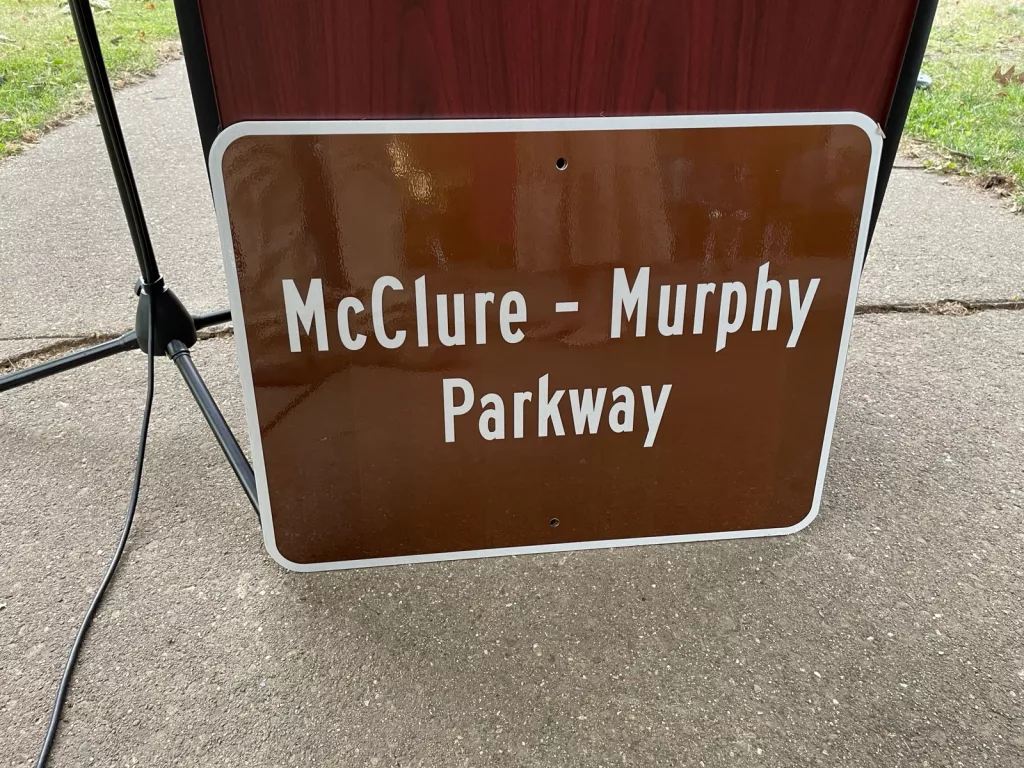 McClure-Murphy Parkway sign