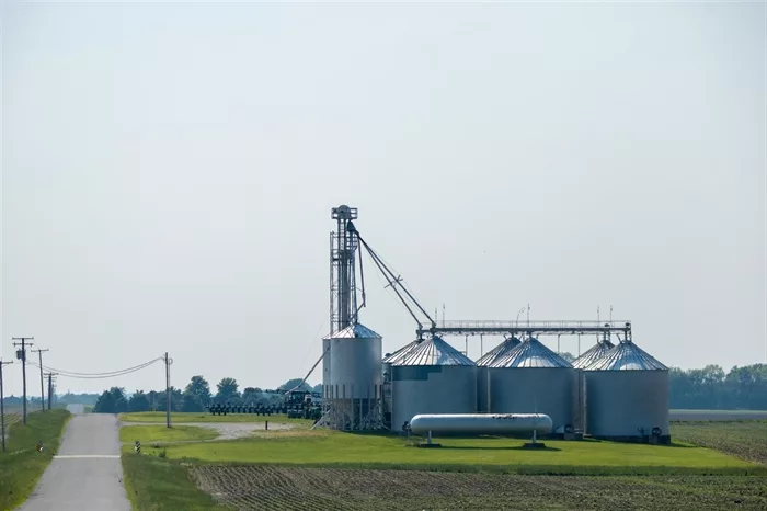 PHOTO: A farm in rural Champaign County, pictured in spring 2023. (Capitol News Illinois photo by Andrew Adams) 