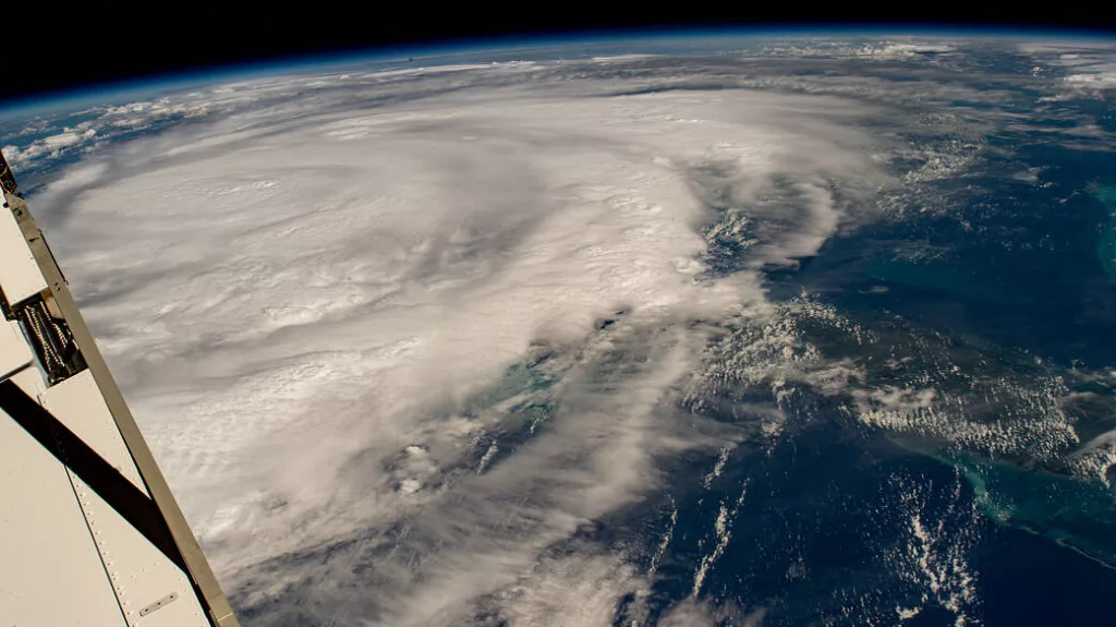 Hurricane Idalia from the International Space Station over the Gulf Coast (Credit: NASA)