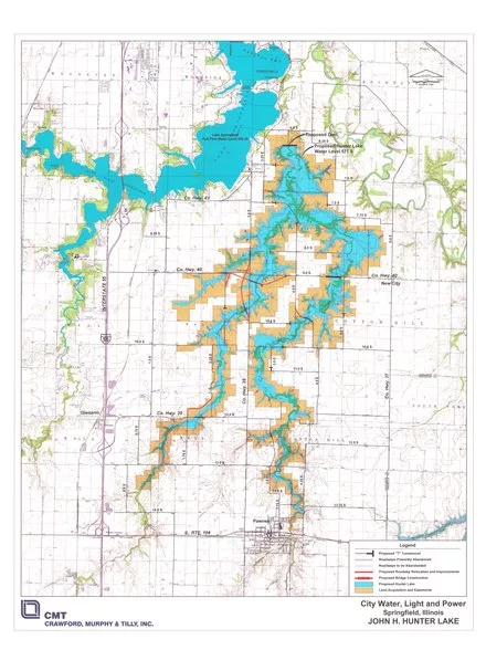 Proposed map of Hunter Lake via CWLP