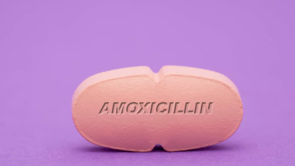 Amoxicillin Pharmaceutical medicine pills tablet Copy space. Medical concepts.