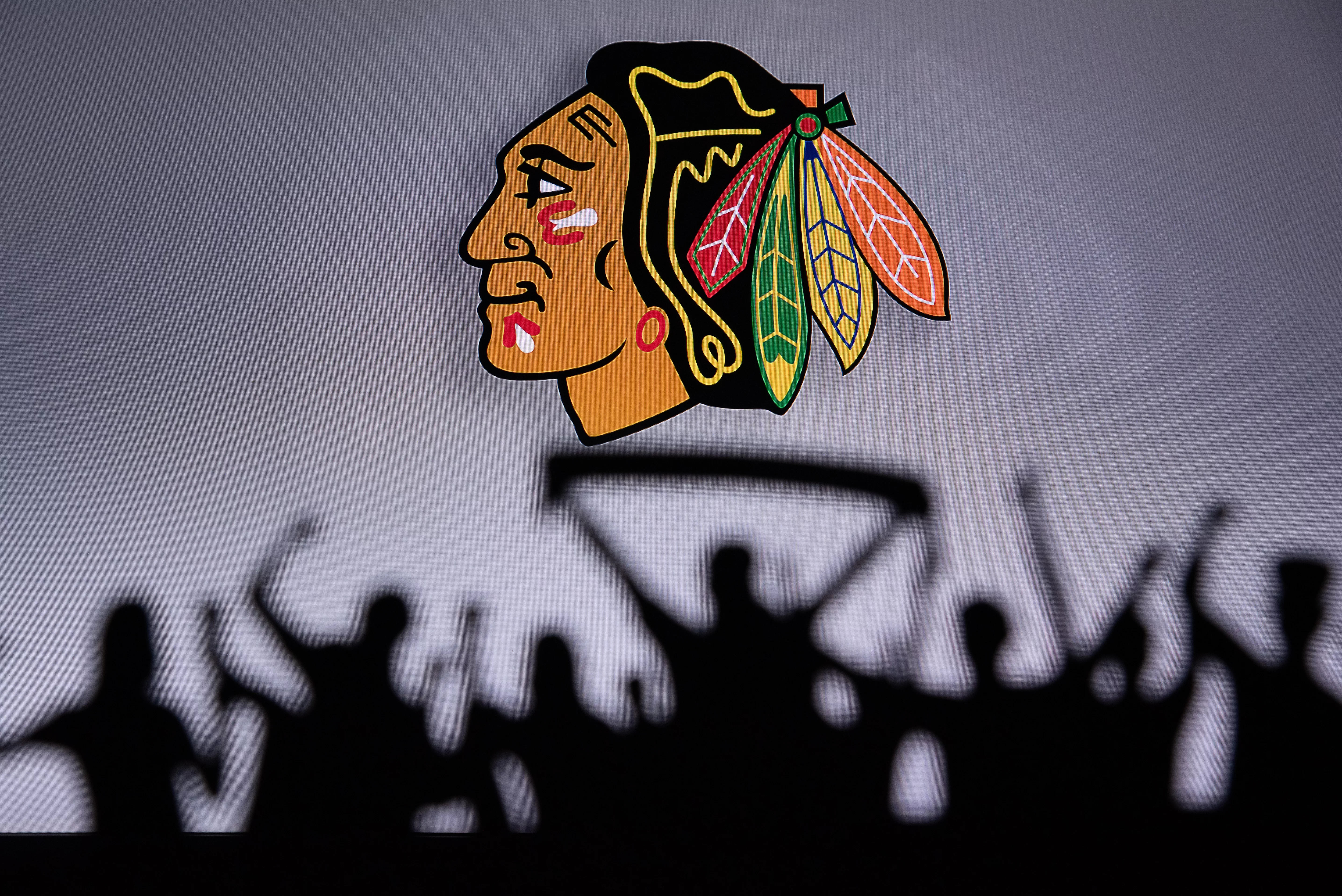 Chicago Blackhawks Hockey Team Logo Editorial Stock Image - Image