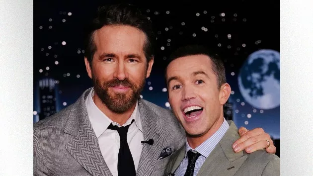 Rob Mcelhenney Recruits Chris Pratt To Unveil His T To Wrexham Afc Partner Ryan Reynolds 