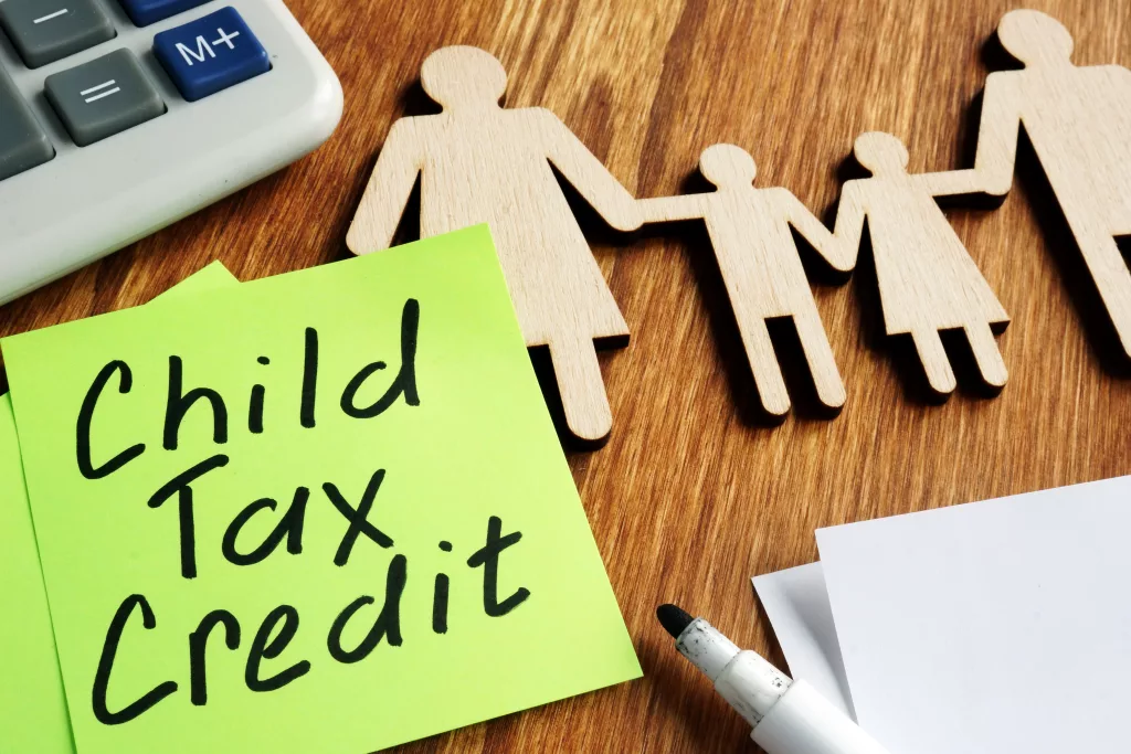 Child tax credit stock image