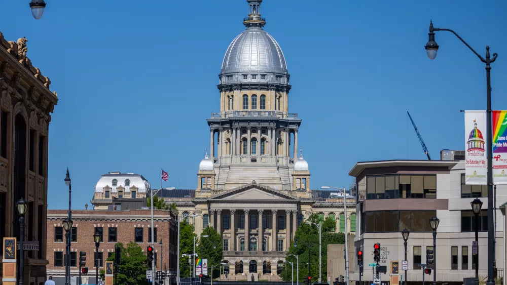 The Illinois State Capitol is pictured in Springfield. (Capitol News Illinois photo by Andrew Adams)