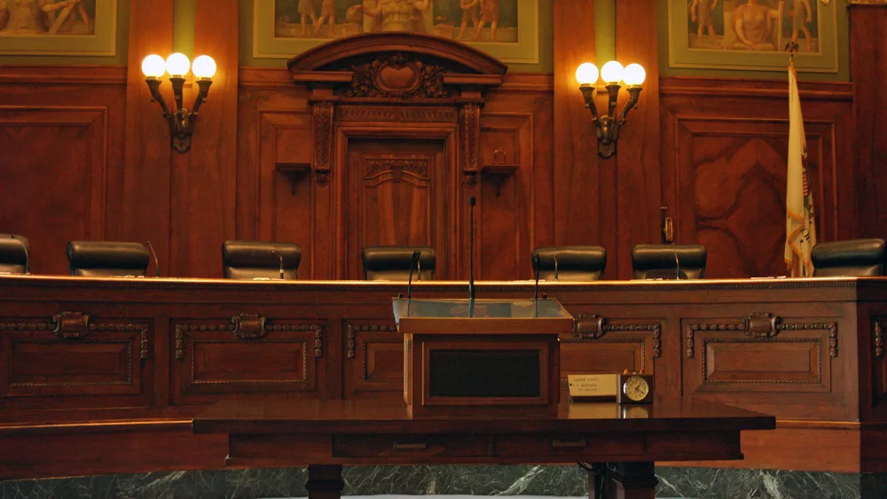 The Illinois Supreme Court chamber is pictured (Capitol News Illinois file photo)