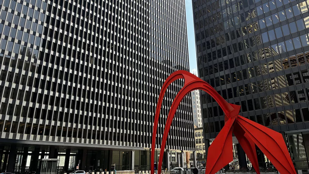 The Dirksen Federal Courthouse in Chicago, where former Illinois House Speaker Michael Madigan is on trial for bribery, racketeering, extortion and wire fraud. (Capitol News Illinois photo by Hannah Meisel)