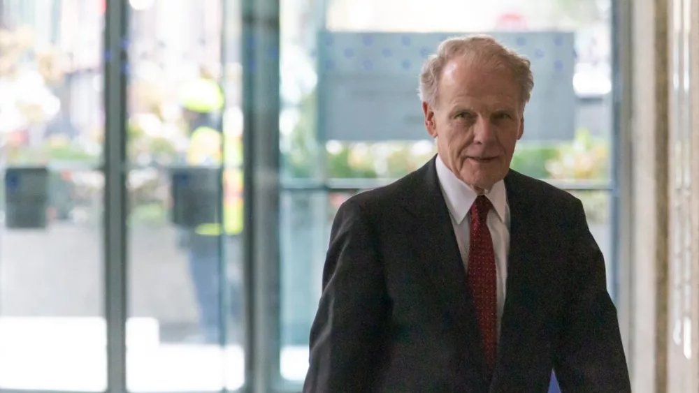 Former House Speaker Michael Madigan is pictured at the Dirksen Federal Courthouse during his corruption trial in October. (Capitol News Illinois photo by Andrew Adams)