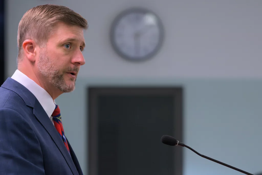 Jeffrey Cox, Springfield City Council, Feb 11 2025 (photo cred. Stan Anders)