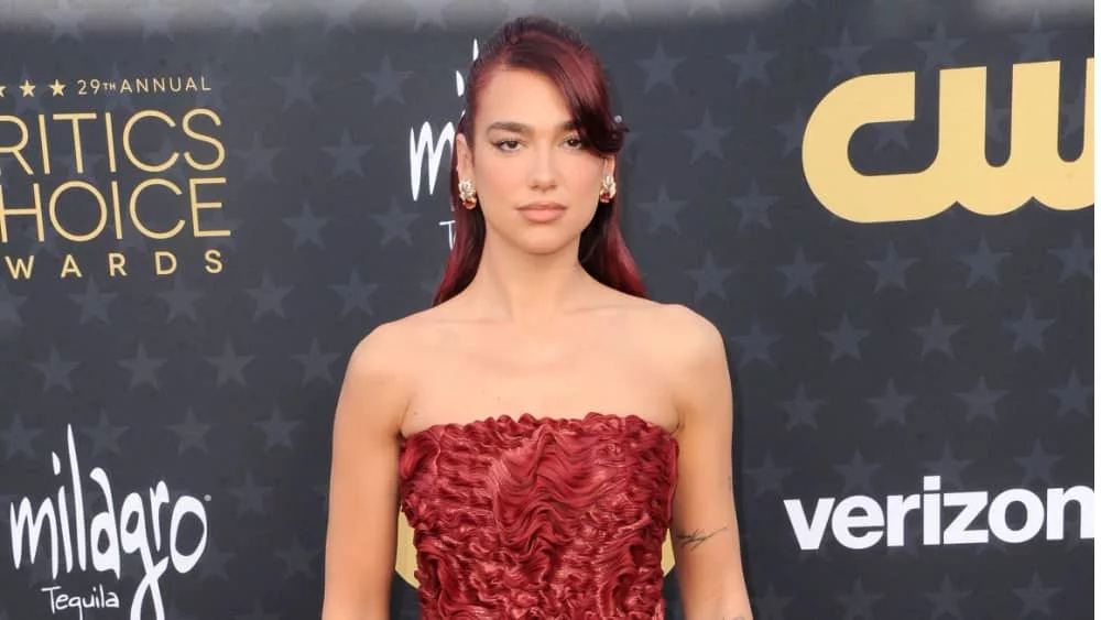 Dua Lipa at the 29th Annual Critics' Choice Awards held at the Barker Hangar in Santa Monica^ USA on January 14^ 2024