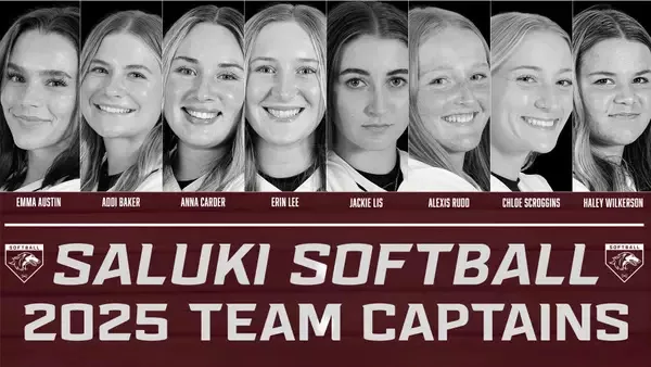 SIU Softball announces eight team captains for 2025 season