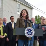 A visit from Homeland Security Secretary Noem sparks debate in Springfield