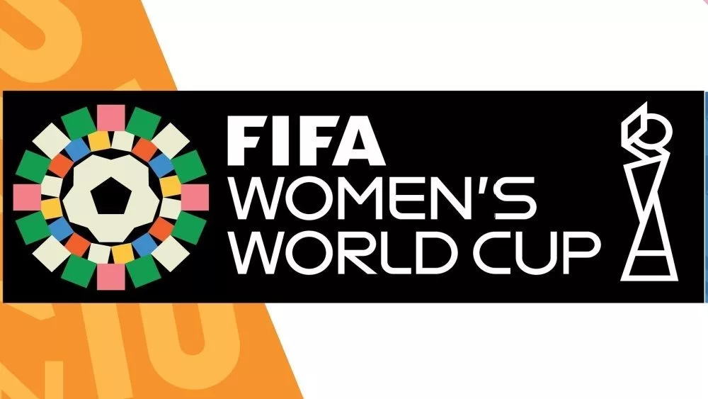 FIFA Women’s World Cup AU NZ 2023 Logo with trophy logo^ background vector illustration.