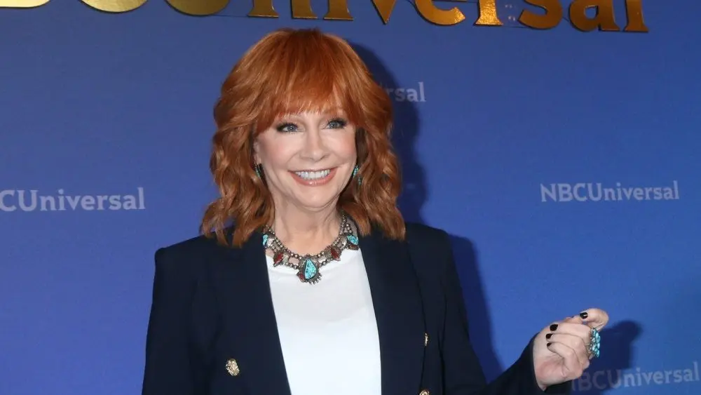 Reba McEntire at the NBCUniversal TCA Press Tour at the Langham Hotel on July 14^ 2024 in Pasadena^ CA