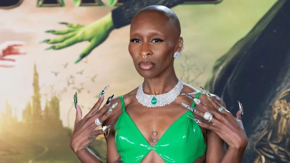 Cynthia Erivo at the premiere for Wicked at the Dorothy Chandler Pavilion. LOS ANGELES^ CA. November 09^ 2024