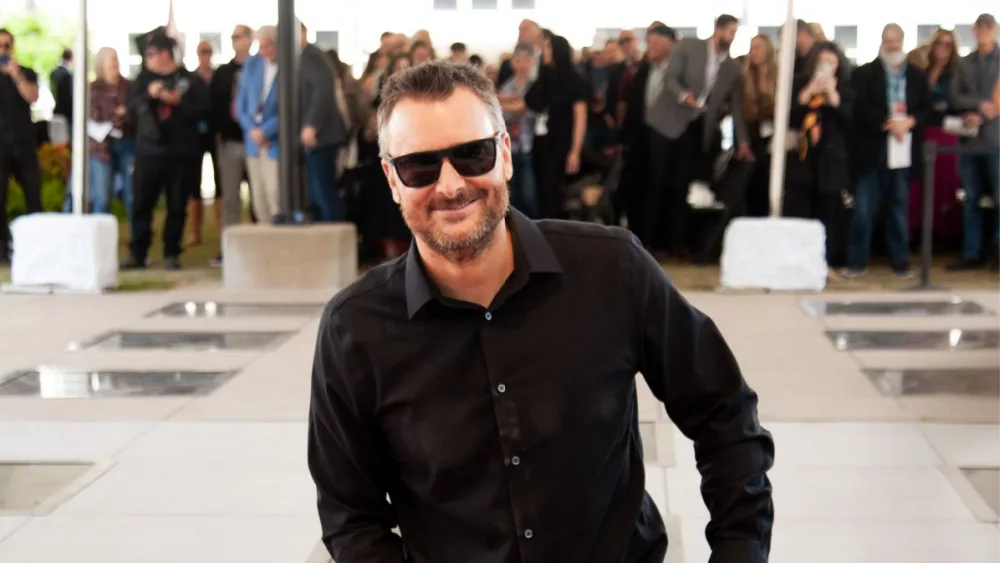 Eric Church receives a star on the Music City Walk of Fame in Nashville^ TN. May 4^ 2023: