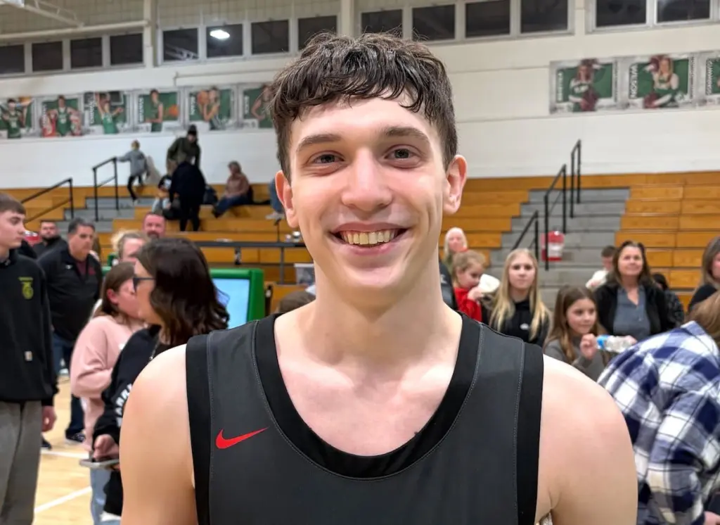 Capturing 82.3% of 113 votes cast, Woodland boys basketball’s Jaron Follmer is The Times Athlete of the Week after an online vote that also included runner-up Emma Palaschak (Flanagan-Cornell/Woodland girls basketball), Juliana Thrush (Ottawa girls wrestling) and Raiden Terry (Seneca boys wrestling).The Warriors secured their first conference championship since 1979 with a win at Dwight, Follmer putting together a 21-point, seven-assist, nine-rebound performance.Weekly ballots go online Mondays and are accessible via Facebook (The Times Sports) and Twitter (@jtpedelty), with voting going through midday Wednesday. On this week’s ballot are Mary Stisser (Ottawa girls basketball), Wesley Janick (Marquette boys wrestling), Kaitlyn Davis (Marquette girls basketball) and Joe Hoekstra (Streator boys basketball).Here is a Q&A with this week’s winner:Do you have any nicknames?Follmer: Yes, Jayron.How old were you when you started playing basketball, and what team/league did you begin in?Follmer: I was 11 years old when I started playing basketball in the 5th grade on Woodland’s junior-high team.This has been a pretty special season for the Woodland boys basketball team, including winning the program’s first conference championship since the late 1970s. What has come together to make this season possible?Follmer: The thing that has made this come together is most definitely all the work that our players put into the offseason. This offseason was a huge one, and everybody put tons of work in to make this possible.I know your head coach, Connor Kaminke, had high expectations for this team coming into the season and thought you would surprise some people. Have you surprised yourselves, or did you expect to have this kind of success?Follmer: We have surprised ourselves a little bit. We expected to be successful this year, but to this extent was outside of what we had thought preseason. It was always a goal, but since we now have it, it gets more crazy every day.What are your top three gyms you’ve gotten the chance to play in?Follmer: Obviously the Warrior Dome. Seneca’s new gym and Dwight.What movie would you say you’ve seen more than any other? About how many times?Follmer: The movie “Fury,” and way too many to count.Which of your teammates cracks you up the most?Follmer: Noah Decker by a mile.If you could see any musical artist in any venue, all expenses paid, who would you see and where?Follmer: Probably Morgan Wallen in the United Center.You and your teammates are going out for dinner to celebrate a big win. Where are you going, and what are you ordering?Follmer: McDonald’s almost every time. I get the Bacon Quarter Pounder.Seasonal question: What’s the first thing outdoors you can’t wait to do when spring finally gets here?Follmer: I can’t wait to be golfing again.Is there something about you that people who only know you through sports might find surprising?Follmer: I’m not the biggest fan of watching sports. I’d much rather enjoy playing them.Do you have any plans for after high school? Do they involve sports?Follmer: I plan to be a heavy equipment operator. Most likely I will play basketball for fun sometimes.