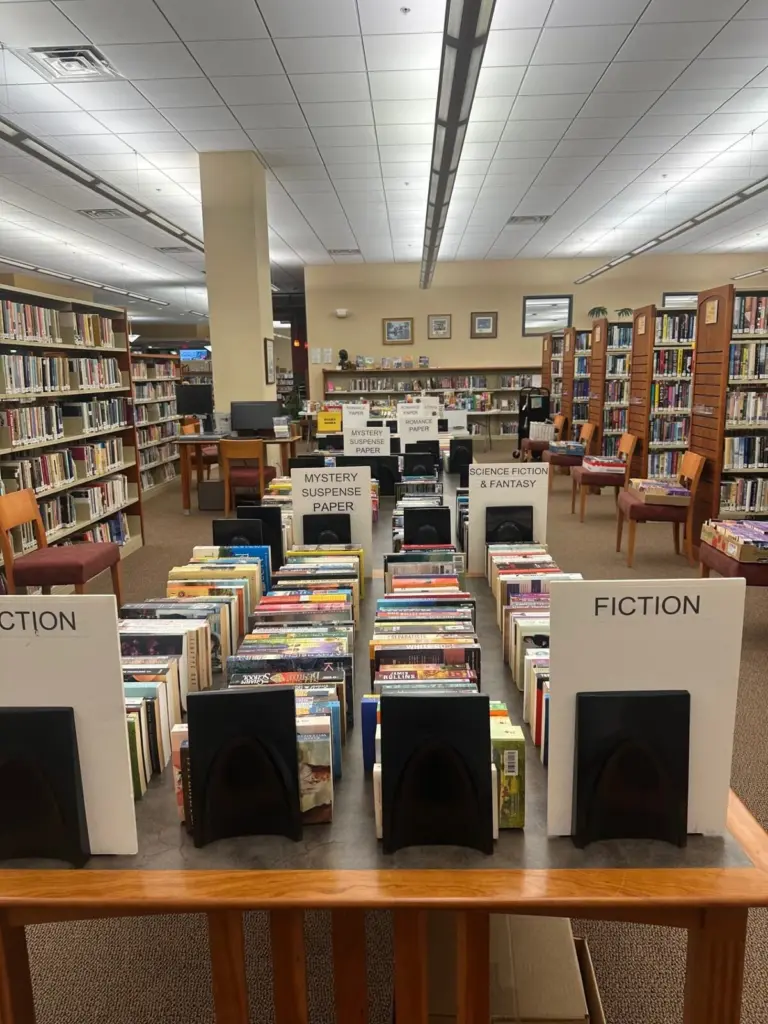 The Friends of Princeton Public Library will be hosting its Spring Book Sale from March 26-28 in the Library’s Friends Sale Room.Over 5,000 quality used books, both hardcover and paperback, are for sale, including current best sellers, cookbooks, mysteries, children’s and young adult books, history and science books, as well as puzzles, CD’s and DVD’s. There will be a preview for members only from 4-6:30 p.m. on Wednesday, March 25. The sale will be open to the public from 10 a.m. to 6 p.m. on Thursday, March 26, from 10 a.m to 5 p.m. on Friday, March 27 and from 10 a.m. on Saturday, March 28.All sales are held in the Friends of Princeton Library Sale Room. Patrons may enter through the front doors of the Library and follow the signs, which will direct them to the sale. All hardcover books and children’s books are located in the Book Sale Room. Paperbacks, puzzles, CDs and DVDs are located in the adjoining area of the library.