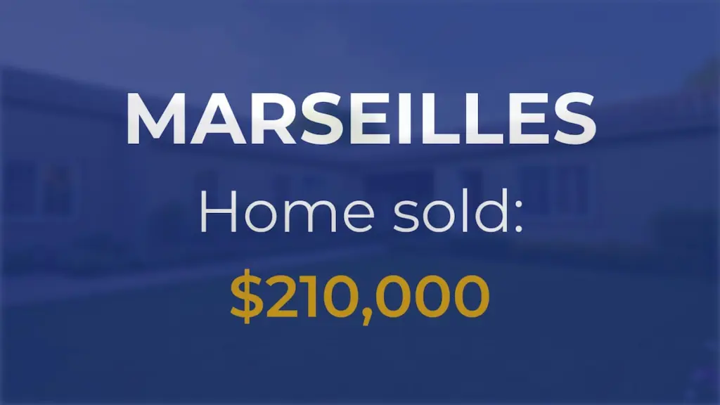 A single-family residence located at 2481 East 2350th Road in Marseilles changed ownership on Feb. 10.The 1,000-square-foot home, built in 1990, was sold for $210,000, or $210 per square foot. This is a single-story house. The property occupies a lot of 5 acres.