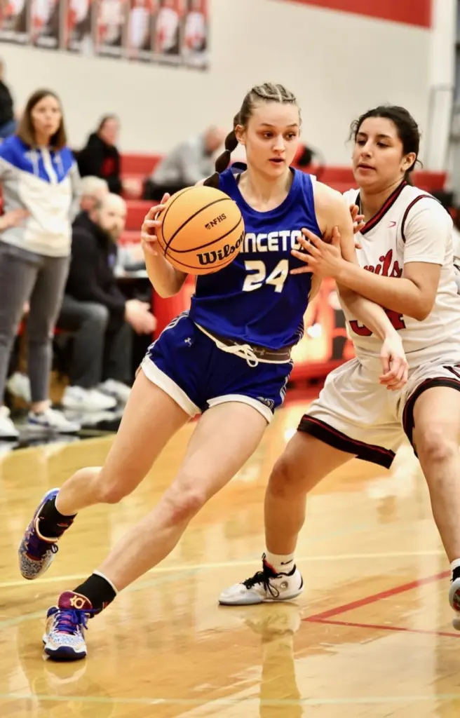 FIRST TEAMPayton Brandt, Princeton, so.The 5-foot-10 center had a solid sophomore season in the post for the Tigresses, averaging 12.0 points and 5.2 rebounds a game. She earned Three Rivers East All-Conference first-team honors. This is Brandt’s first selection to the All-BCR first team.Keighley Davis, Princeton, sr.The BCR Player of the Year became the school’s all-time leading scorer, girls or boys, with 1,689 points. She led the area in scoring at 17.9 ppg and steals (4.5) while averaging 7.3 rebounds and 3.1 assists. Davis was an unanimous all-conference selection in the Three Rivers East and IBCA All-State special mention. Previously a co-Player of the Year twice, Davis is named to the All-BCR first team for the fourth time.Camryn Driscoll, Princeton, sr.The reigning BCR co-Player of the Year’s senior season ended abruptly with a knee injury on Jan. 8. Even still, she became Princeton’s seventh 1,000-point scorer, ranked No. 4 all-time in the program and 20th all-time in Bureau County with 1,203 points. She averaged 14.5 points and 4.9 rebounds and an-area best 3.5 assists. Driscoll, an unanimous all-conference pick as a junior, is named to the All-BCR First Team for the third time. She will continue her hoops career at Illinois Central College next season. Libby Endress, Bureau Valley, jr.Endress had a memorable junior season netting her 1,000th career point and setting the school single-season record for steals with 117. The unanimous Lincoln Trail All-Conference and IBCA All-State special mention selection was the top scorer for the Storm at 14.5 ppg while averaging 5.0 rebounds, 3.3 assists and 3.5 steals. She is ranked No. 5 all-time in scoring (1,070) for the BV girls and will take aim on Saige Barnett’s program record of 1,426 points. This is Endress’ second selection to the All-BCR first team. Lili McClain, St. Bede, sr.The senior sharp-shooter led the Bruins in scoring at 16.5 ppg, shooting 35% behind the arc with an area-best 79 3-pointers. She also led the Bruins in steals at 3.4 while chipping in 1.8 assists and 0.88 blocks per game. McClain is ranked No. 3 all-time in scoring for St. Bede and 25th for Bureau County girls with 1,143 career points. The Tri-County All-Conference second-team pick was named All-BCR first team for the second time.SECOND TEAMJillian Anderson, Amboy-Ohio, sr.The senior from Ohio was a two-year starter for the Clippers co-op. She led the Clippers in rebounding (9.0) and assists (2.8) while averaging 7.9 ppg. She was named to the All-NUIC second team.Savannah Bray, St. Bede, sr.The senior center was a formidable force inside for the Bruins, averaging 8.9 points and 7.8 rebounds per game. She was named to the Tri-County All-Conference second team.Brynley Doty, Bureau Valley, so.The Storm sophomore heads up the BCR second team as a Lincoln Trail All-Conference first-team selection. Doty had eight double-doubles, leading the Storm in rebounding (7.7) and blocked shots (0.64) while averaging 11.5 ppg.Caroline Morris, Hall, jr.The junior post was the Red Devils’ leading scorer at 9.4 ppg while pulling down 5.4 boards per game. She earned All-Conference honorable mention in the Three Rivers East.Charlie Pellegrini, Hall, sr.The senior point guard was the glue to the Red Devils’ offense, averaging 9.0 points and 2.0 assists per game while making a team-high 41 3-pointers. She was named to the Three Rivers East All-Conference second team. THIRD TEAMAva Balestri, St. Bede, sr.The senior post gave the Bruins a strong inside presence, averaging 6.3 points and 6.3 rebounds a game.Danika Burden, Princeton, jr.The Malden product averaged 4.3 points and a 4.4 rebounds a game from her forward position for the Tigresses.Brooke Helms, Bureau Valley, so.The sophomore point guard dished out 3.4 assists while averaging 5.8 points, 3.6 rebounds and 1.7 steals with a team-high 47 3-pointers. She was named Lincoln Trail All-Conference special mention.Emily Wright, Bureau Valley, sr.The senior forward set a school record with 58% field goal shooting. She averaged 6.5 points and 4.6 rebounds, earning Lincoln Trail All-Conference second-team honors.Natalia Zamora, Hall, sr.The senior forward pulled down an area-best 9.4 rebounds a game. She also chipped in 5.8 points and 2.4 steals per game and was named Three Rivers East All-Conference honorable mention.Kadyn Haage (BV, sr.), Abby Jamison (BV, sr.), Ashlyn Maupin (BV, sr.), Kiyrra Morris (Princeton, jr.), Emma Mussche (BV, sr.), Isabelle Orozco (Hall, sr.), Riley Rauh (Princeton, sr.), Maddie Wetzell (BV, sr.)