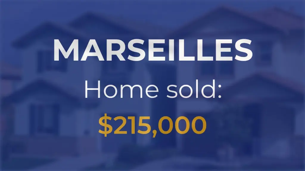 The single-family residence located at 2726 East 2625th Road in Marseilles was sold on Feb. 23, for $215,000, or $195 per square foot.The house, built in 1958, has an interior space of 1,105 square feet. This is a single-story house. The lot of the property covers an area of 1.5 acres.