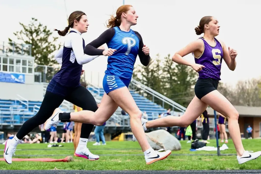 Here are the leading Bureau County area girls track & field athletes, representing ALO, Bureau Valley, DePue, Hall, Princeton and St. Bede:*School recordShot - Savanah Bray (SB/Sr.) 35-1 3/4, Olivea Gasper (ALO/So.) 33-11 1/2, Makayla McCarty (P/Fr.) 30-1 3/4, Lily Pelka (Hall/So.) 29-11, Avery Liebe (Hall/Fr.) 28-10; Michaela Noder (BV/Jr.) 28-7, Karlie Schultz (P/So.) 25-9 1/4, Jameson Morse (P/So.) 25-1 3/4, Addison Bump (ALO/Fr.) 24-11, Brooklyn Rowland (BV/Fr.) 23-11 1/2, Irene Raga de Ancos (BV/So.) 23-5 3/4Discus - Olivia Gasper (ALO/So.) 101-7, Lily Pelka (H/So.) 94-8, Karlie Schultz (P/So.) 86-2, Carly Wiggim (BV/Sr.) 82-1, Haleigh Linker (P/So.) 78-6, Brooklyn Rowland (BV/Fr.) 73-4, Avery Liebe (Hall/Fr.) 71-4, Addison Bump (ALO/Fr.) 65-11, Michaela Noder (BV/Jr.) 63-2, Jameson Morse (P/So.) 63-0High jump - Jillian Anderson (ALO/Sr.) 5-2, Kijah Lucas (SB/So.) 5-0, Kate Duncan (SB/Jr.) 4-10 1/4, Josie Sierens (P/So.) 4-10, Rayylee DePauw (P/Fr.), Danika Burden (P/Jr.) 4-8, Karona Gall (ALO/So.) 4-7 3/4, Greta Wallace (P/So.) 4-6, Michaela Noder (BV/Jr.) 4-6, Caitlyn Egan (BV/So.) 4-6, Haven Rossi (H/Sr.) 4-5, Sophie Simpson (H/So.) 4-4, Harper Wetzell (BV/Fr.) 4-4Long jump - Bella Yanos (ALO/Sr.) 17-8 1/4, Mya Shipp (BV/So.) 16-9 3/4, Elise House (BV/So.) 15-11 1/2, Josie Sierens (P/So.) 15-6, Grace Althaus (ALO/Sr.) 15-9 3/4, Josie Sierens (P/So.) 15-0, Addy Krieser (ALO/Fr.) 14-10, Rocio Serrano (Hall/So.) 14-9, Sophia Regan (BV/So.) 14-3 1/4, Sydnie Smith (Hall/Sr.) 14-1, Emma Dye (P/Fr.) 13-2, Amanda Manzanares (H/Jr.) 12-7Triple jump - Madisyn Shipp (BV/Fr.) 33-0 1/2, Caitlyn Egan (BV/So.) 32-8 1/2, Kate Duncan (SB/Jr.) 31-8, Caitlyn Egan (BV/So.) 31-2 3/4, Rayylee DePauw (P/Fr.) 31-2 3/4, Emma Mussche (BV/Sr.) 31-1 3/4, Amanda Manzanares (H/Jr.) 31-0, Natalia Zamora (H/Sr.) 30-5, Leah Birdsley (BV/So.) 29-6 1/2, Morgan Krieser (ALO/Jr.) 25-8 1/4, Kate Duncan (SB/Jr.) 29-0 1/2, Emma Dye (P/Fr.) 27-3 3/4, Danika Burden (P/Jr.) 24-1 3/4Pole vault - Annie Thompson (P/So.) 8-6, Josie Sierens (P/So.) 7-6, Carly Wiggim (BV/Sr.) 7-0 1/4, Lily Simpson (P/Fr.) 6-6, Ella Wilt (BV/So.) 6-0100 - Lily Bosnich (SB/Sr.) 12.63, Maddie Althaus (ALO/Jr.) 13.2, Haven Rossi (H/Sr.) 13.44, Kijah Lucas (SB/So.) 13.51, Bella Yanos (ALO/Sr.) 13.54, Lilah Fox (BV/Sr.) 13.76, Kinley Fogarty (P/Fr.) 13.79, Madisyn Shipp (BV/Fr.) 13.86, Esther Kalapp (BV/Sr.) 13.92, Amanda Manzanares (H/Jr.) 14.33, Kinley Fogarty (P/So.) 14.23, Danika Burden (P/Jr.) 14.38, Sophie Simpson (H/So.) 15.11, Caitlyn Egan (BV/So.) 14.57 200 - Elise House (BV/So.) 26.01, Lily Bosnich (SB/Sr.) 26.27, Mya Shipp (BV/So.) 27.33, Maddie Althaus (ALO/Jr.) 27.29, Haven Rossi (H/Sr.) 27.85, Kijah Lucas (SB/So.) 28.77, Leah Birdsley (BV/So.) 29.19, Caitlyn Egan (BV/So.) 29.29, Lelia Acker (PHS/Fr.) 29.71, Amanda Manzanares (H/Jr.) 29.83, Danika Burden (P/Jr.) 29.99, Jocelyn Strouss (P/So.) 30.01, Jillian Anderson (ALO/Sr.) 30.17400 - *Elise House (BV/So.) 58.69, Lily Bosnich (SB/Sr.) 1:00.86, Mya Shipp (BV/So.) 1:01.57, Maddie Althaus (ALO/Jr.) 1:02.93, Lenora Hopkins (P/Fr.) 1:05.16, Maggie Arkins (SB/Sr.) 1:05.41, Abby Stabler (BV/Fr.) 1:05.56, Jocelyn Strouss (P/So.) 1:05.8, Gemma Moore (BV/Jr.) 1:07.98, Grace Althaus (A/Sr.) 1:08.89, Danika Burden (P/Jr.) 1:09.3, Haven Rossi (H/Sr.) 1:09.83800 - Jocelyn Strouss (P/So.) 2:35.35, Emma Mussche (BV/Sr.) 2:36.19, Gemma Moore (BV/Jr.) 2:36.24, Ruby Acker (P/Jr.) 2:37.96, Maddie Wetzell (BV/Sr.) 2:38.38, Harper Wetzell (BV/Fr.) 2:41.5, Payton Frueh (P/Jr.) 2:42.48, Grace Althaus (A/Sr.) 2:44.84, Alexandra Waca (P/Jr.) 2:45.77, Lelia Acker (PHS/Fr.) 2:47.41, Scarlett Payne (ALO/Fr.) 2:50.55, Karona Gall (ALO/So.) 2:50.9, Maggie Arkins (SB/Sr.) 2:52.87, Avery Waca (P/Sr.) 2:56.921,600 - Harper Wetzell (BV/Fr.) 5:44.75, Payton Frueh (P/Jr.) 5:49.31, Alexandra Waca (P/Jr.) 5:52.91, Maddie Wetzell (BV/Sr.) 5:56.77, Ruby Acker (P/Jr.) 6:04.2, Gemma Moore (BV/Jr.) 6:17.19, Susanna Bohms (P/So.) 6:19.2, Grace Althaus (A/Sr.) 6:29.15, Mya Nugent (BV/Jr.) 6:29.6, Scarlett Payne (ALO, Fr.) 6:33.28, Avery Waca (P/Sr.) 6:42.93,200 - Payton Frueh (P/Jr.) 12:39.89, Maddie Wetzell (BV/Sr.) 12:41.54, Alexandra Waca (P/Jr.) 12:53.31, Summer Hamilton (BV/So.) 13:04.6, Grace Althaus (A/Sr.) 14:03, Scarlett Payne (ALO/Fr.) 14:11.73, Avery Waca (P/Sr.) 14:17.58, Susanna Bohms (P/So.) 14:24.52, Gemma Moore (BV/Jr.) 14:30.05, Leah House (BV/Jr.) 14:56.74, Natalie Meyer (P/Jr.) 14:58.5100 hurdles - Lily Bosnich (SB/Sr.) 14.88, Alexa McKendry (ALO/Jr.) 17.44, Rayylee DePauw (P/Fr.) 17.66, Natalia Zamora (H/Sr.) 17.89, Josie Sierens (P/So.) 18.18, Carly Wiggim (BV/Sr.) 19.47, Amanda Manzanares (H/Jr.) 19.48, Brooklyn Ganschow (BV/Fr.) 20.37, Kynzleigh Garza (BV/Fr.) 20.44300 hurdles - Lily Bosnich (SB/Sr.) 45.3, Caitlyn Egan (BV/So.) 50.48, Alexa McKendry (ALO/Jr.) 51.12, Natalia Zamora (H/Sr.) 54.77, Kynzleigh Garza (BV/Fr.) 55.25, Lelia Acker (PHS/Fr.) 55.31, Amanda Manzanares (H/Jr.) 55.8, Rayylee DePauw (PHS/Fr.) 56.22, Carly Wiggim (BV/Sr.) 58.224x100 - BV (Ma. Shipp, L. Birdsley, E. Kalapp, L. Fox) 53.78, Hall (H. Rossi, S. Simpson, A. Manzanares, N. Zamora) 54.73, PHS (P. Harden, K. Fogarty, G. Wallace, D. Burden) 56.35, SBA 59.164x200 - BV (C. Egan, A. Stabler, Mya Shipp, E. House) 1:52.52, Hall (H. Rossi, A. Manzanares, S. Simpson, S. Smith) 1:59.68; PHS (P. Harden, K. Fogarty, R. DePauw, L. Hopkins) 2:00.174x400 - BV (G. Moore, A. Stabler, Mya Shipp, E. House) 4:17.12, PHS (J. Strouss, R. Acker, R. DePauw, L. Hopkins) 4:31.44, SBA (K. Lucas, M. Arkins, B. Ernat, L. Bosnich) 4:32.79, Hall (N. Zamora, A. Manzanares, H. Rossi, Picazo-Garcia) 5:04.894x800 - BV (M. Wetzell, A. Stabler, H. Wetzell, G. Moore) 10:35.96; PHS (P. Frueh, Al. Waca, L. Hopkins, J. Strouss) 10:42.38