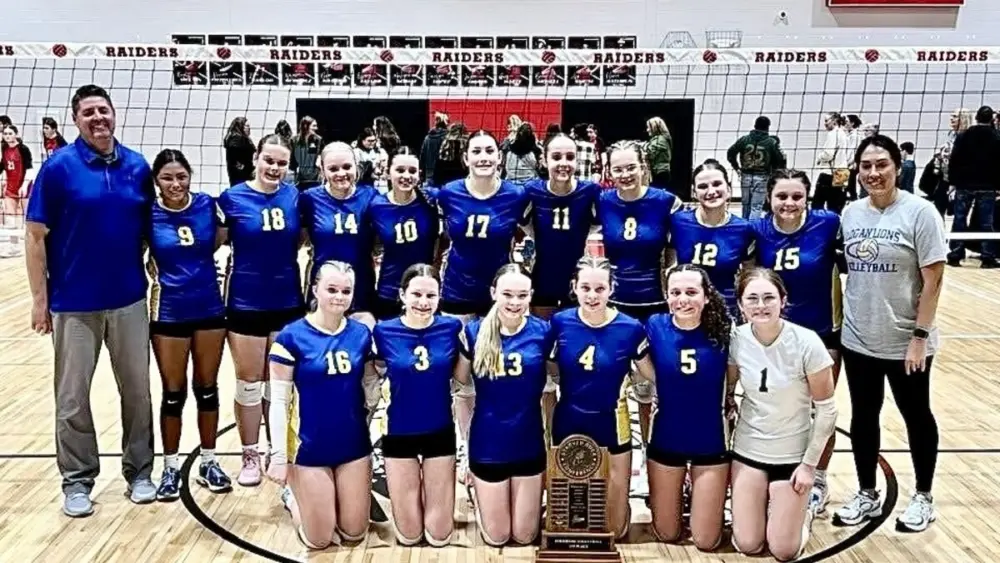 The Princeton Logan eighth grade volleyball team captured the Starved Rock Conference tournament championship, defeating Mendota 25-16, 25-17 Thursday at Peru Parkside. Princeton wrestlers Casey Etheridge and Augustus Swanson advance to Friday's IHSA semifinals