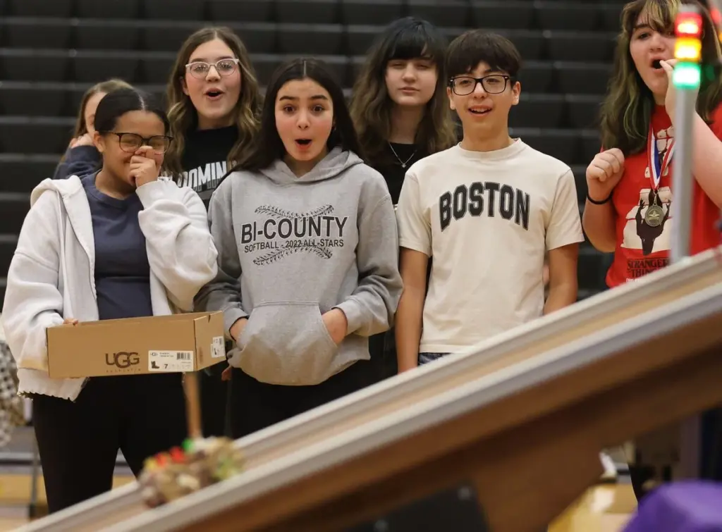 Students from JFK School, Putnam County Junior High, La Salle-Peru Township High School, LaMoille School, Ottawa High School and DePue, attended the 20th annual Edible Car Contest on Wednesday, Feb. 25, 2026, at Illinois Valley Community College in Oglesby. IVCC's Edible Car Contest always coincides with National Engineering Week.
