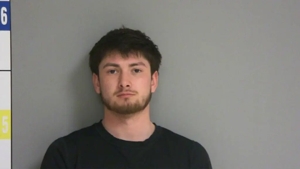 A Leland man was picked up Thursday by U.S. Marshals and La Salle County sheriff’s deputies and charged with hurting and disarming a police officer.