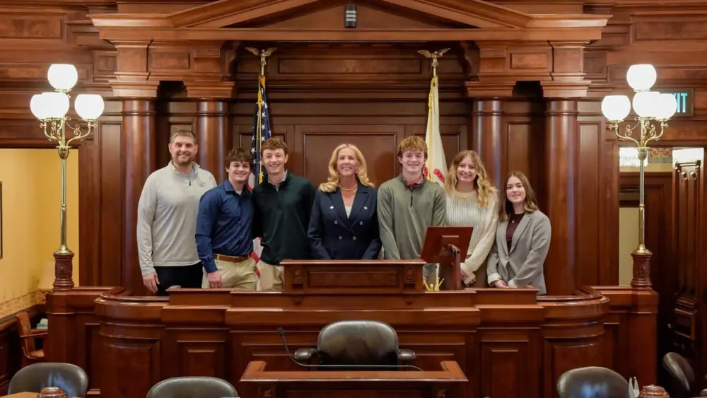 Five Ottawa Township High School juniors participated in state Sen. Sue Rezin’s Youth Advisory Council at the Illinois State Capitol in Springfield on March 3.
