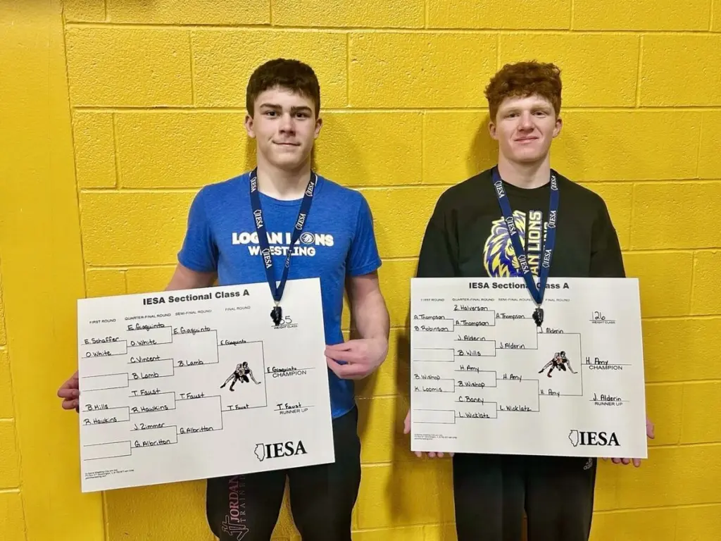 Princeton Logan’s Eric Giaquinto and Hawk Amy won IESA sectional championships to qualify for state this weekend. Princeton's Rylee Backes, Jadeyn Klingenberg and Ava Wunderlich have qualified for the IWCOA girls state tournament in Springfield on Saturday and Sunday.