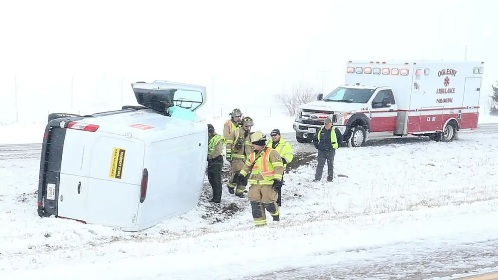 Snow and wind caused nearly whiteout conditions across the Illinois Valley on Monday, March 16, 2026. The storm sharply reduced visibility, and dangerous travel conditions were reported across the region.
