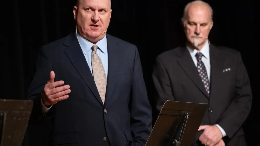 Tom Kammerer won the vote over Edward Jauch for the Republican nomination for Bureau County Sheriff, according to unofficial results on Tuesday night.