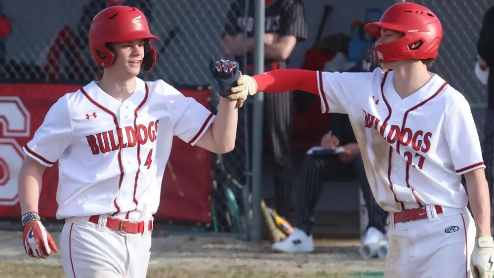 Hall and Streator on Thursday, March 19, 2026 in Streator. The game ended in a 9-9 tie.